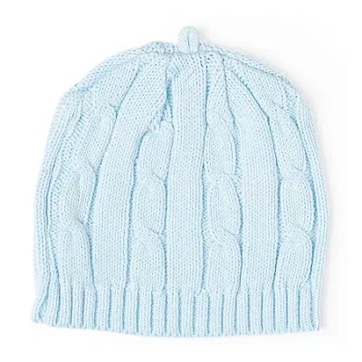 3 Stories Trading Company Babies' Unisex Cable Knit Beanie In Blue