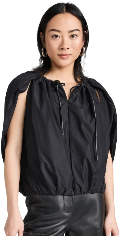 3.1 Phillip Lim / フィリップ リム Cocoon Zip Top With Cord Detail Black