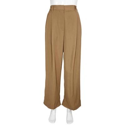 3.1 Phillip Lim Ladies Khaki Cropped Straight Tailored Pants In Brown