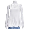 3.1 PHILLIP LIM / フィリップ リム 3.1 PHILLIP LIM LADIES WHITE EXCLUSIVE BUBBLE HEM TANK TOP