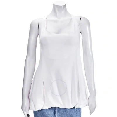 3.1 Phillip Lim / フィリップ リム 3.1 Phillip Lim Ladies White Exclusive Bubble Hem Tank Top