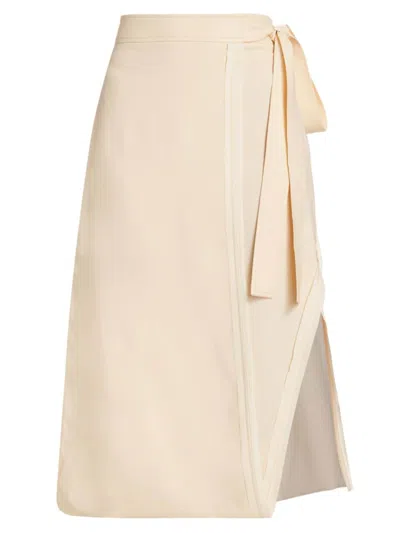 3.1 Phillip Lim / フィリップ リム Women's Endless Loop Wool-blend Wrap Skirt In Champagne