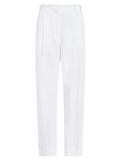 3.1 Phillip Lim / フィリップ リム Women's Pleated Wide-leg Trousers In White