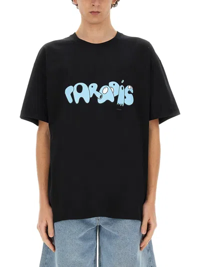 3.paradis X Edgar Plans T-shirt In Black