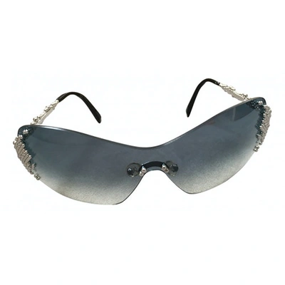 Pre-owned Fred Anthracite Metal Sunglasses