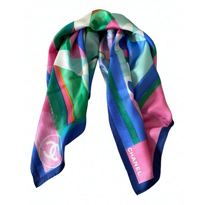 Pre-owned Chanel Multicolour Silk Scarf