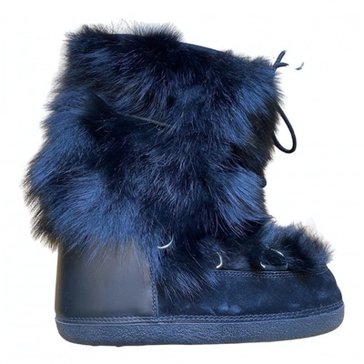 Pre-owned Dsquared2 Black Fox Boots