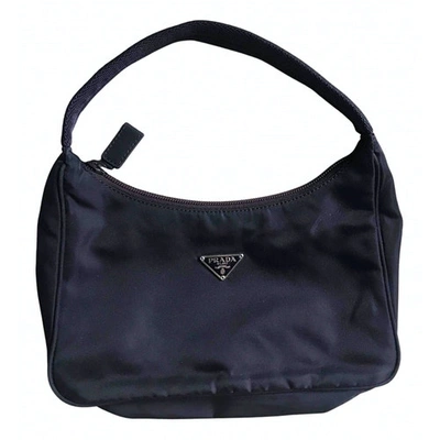 Pre-owned Prada Re-nylon Purple Handbag