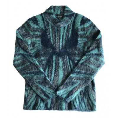 Pre-owned Emporio Armani Blue Knitwear & Sweatshirt