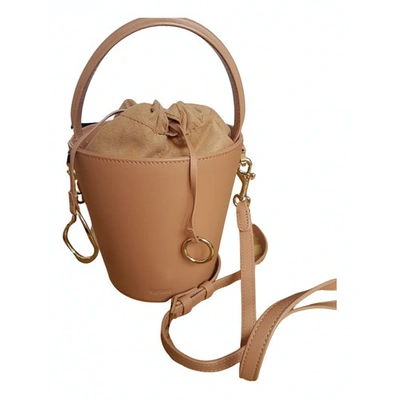 Pre-owned Cafuné Beige Leather Handbag