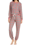 Honeydew Intimates Star Seeker Brushed Jersey Pajamas In Dashing Plaid