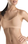 Hanro Touch Feeling Cropped Stretch-jersey Bra In Beige