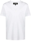 LES HOMMES DOUBLE V-NECK T-SHIRT