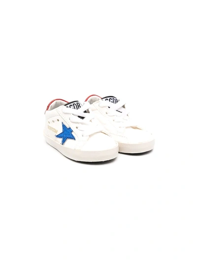 Golden Goose Babies' Superstar 系带板鞋 In White