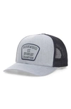 Travismathew Presidential Suite Trucker Hat In Heather Grey