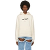 MARC JACOBS MARC JACOBS OFF-WHITE HEAVEN BY MARC JACOBS BLOCKS LOGO HOODIE