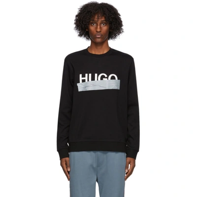 Hugo Dicago New Season Logo Sweatshirt In Black