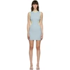 CHRISTOPHER ESBER SSENSE EXCLUSIVE BLUE & GREEN NEGATIVE SPACE DRESS