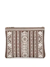 ETRO FLORAL EMBROIDERED CLUTCH BAG