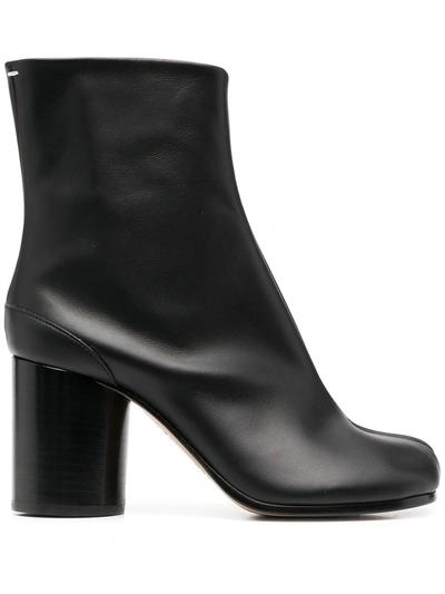 Maison Margiela Tabi Ankle Boots In Black