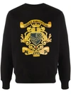 VERSACE JEANS COUTURE LOGO PRINT SWEATSHIRT