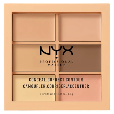 Nyx Professional Makeup 3c Palette - Conceal, Correct, Contour - Light