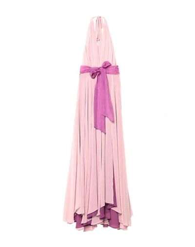 Hanita Long Dresses In Pink