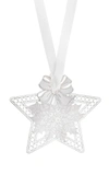 CHRISTOFLE FORET ROYALE HOLLY STAR ORNAMENT