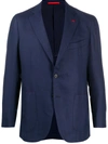 ISAIA LAPEL-PIN BLAZER