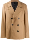 PS BY PAUL SMITH FITTED DOUBLE-BREASTED COAT