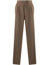 NANUSHKA STRAIGHT-LEG TROUSERS