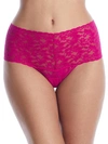 Hanky Panky Signature Lace Retro Thong In Pink Ruby