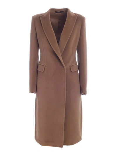 Tagliatore Zeudi Coat In Camel Color