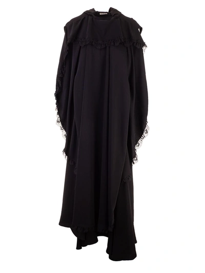 Balenciaga Dress In Black Polyester