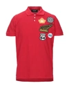 Dsquared2 Polo Shirts In Red