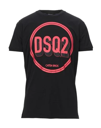 Dsquared2 T-shirts In Black