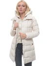 WOOLRICH W'S LUXE PUFFY PRESCOTT HOODED JACKET WHITE POLYESTER WOMAN