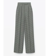 ALEXANDER WANG High-Waisted Pleated Houndstooth Pant