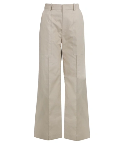 Co Taupe Wide-leg Pant In Neutrals