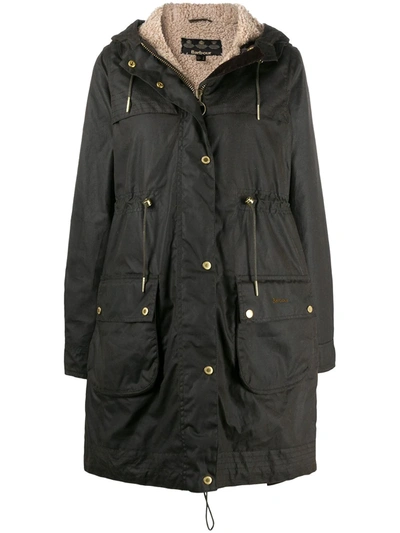 Barbour Birches Wax Parka In Brown