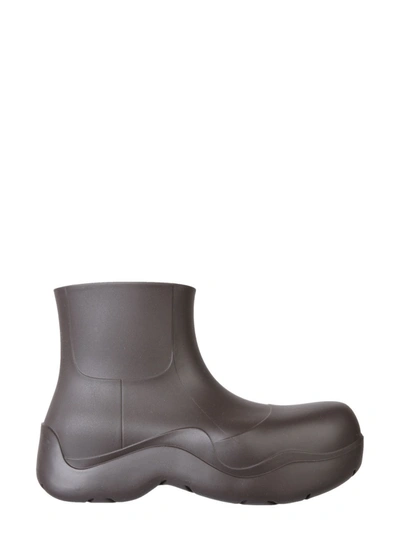 Bottega Veneta Men's Dark Brown Bv Puddle Boots