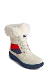 SPERRY BEARING PLUSHWAVE FAUX FUR WINTER BOOT,STS85783