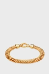 Monica Vinader X Doina Gold Plated Vermeil Silver Wide Chain Bracelet In Y Gold