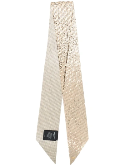 Saint Laurent Chain-link Gold Metal Neck Scarf