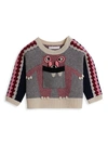 BURBERRY BABY & LITTLE BOY'S MONSTER CASHMERE SWEATER,0400012951176