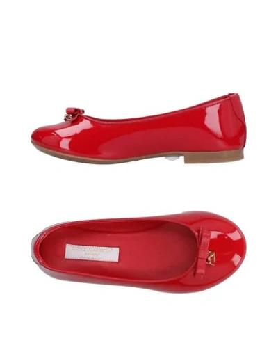 Dolce & Gabbana Ballet Flats In Red