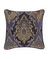 J Queen New York Woodstock Decorative Pillow, 20" X 20" In Indigo