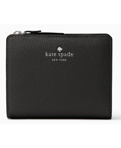 Kate Spade New York Larchmont Avenue Small Shawn Zip Wallet In Black