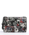 DKNY ELISSA LEATHER GRAFFITI LOGO CHAIN STRAP SHOULDER BAG, CREATED FOR MACY'S