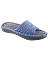 ISOTONER SIGNATURE ISOTONER WOMEN'S SPACE KNIT ANDREA SLIDE SLIPPER, ONLINE ONLY